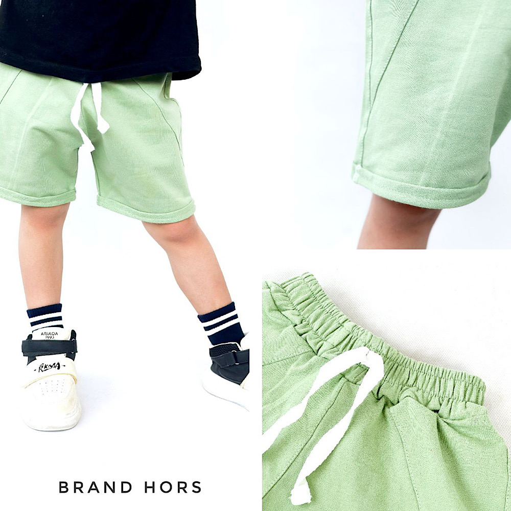 شلوارک دورس سبز پسرانه