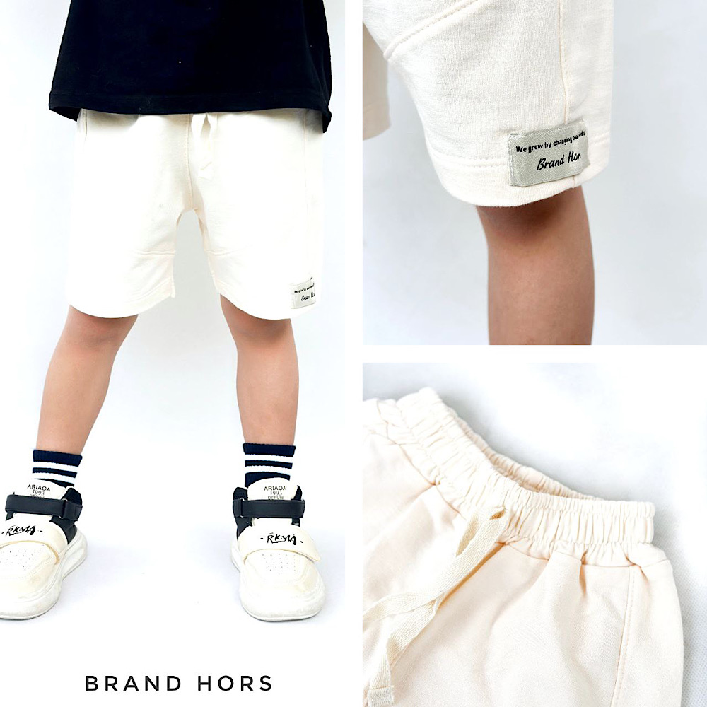 شلوارک کرم دورس لاکرا  پسرانه