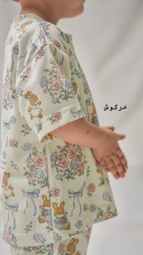 تیشرت شورتک ریلی نوزادی ۶-۲۴ ماه